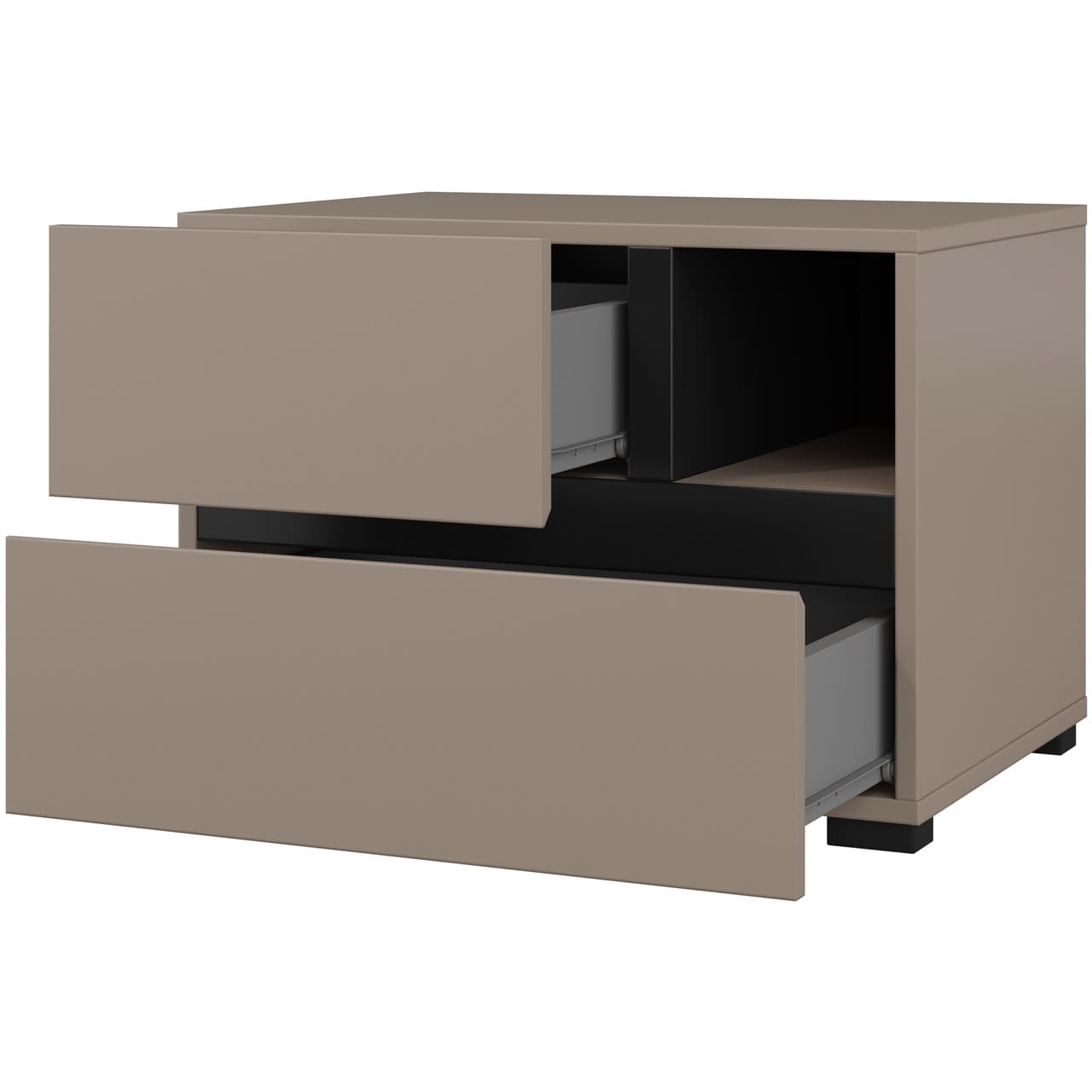 Noční stolek CROSI 22 congo / černá - Obrázek 6