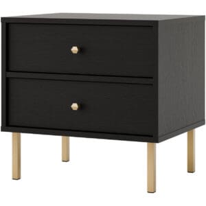 Noční stolek KYOTO 03 černý grafit