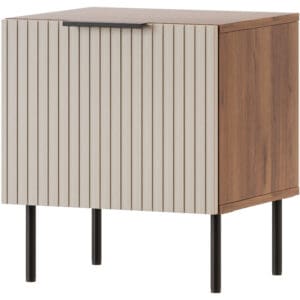 Noční stolky (2 ks) ATOS 07 ořech warmia / kašmír