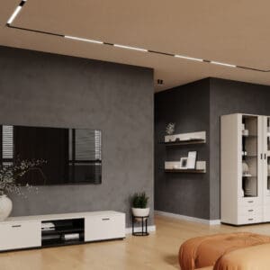 Obývací stěna BRNO 4J kašmír / černá