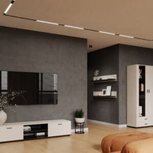 Obývací stěna BRNO 8J kašmír / černá