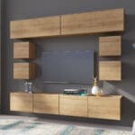 Obývací stěna CALABRIA 10 dub zlatý