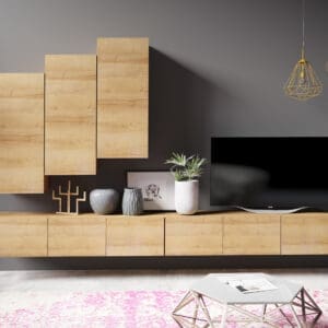 Obývací stěna CALABRIA 14 dub zlatý