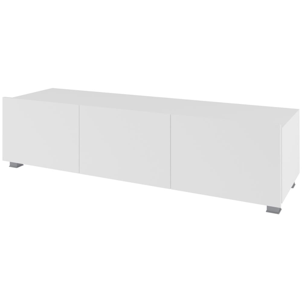 Obývací stěna CALABRIA 36 bílá / bílý lesk - Obrázek 3