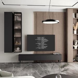 Obývací stěna FIGO 1 Černá