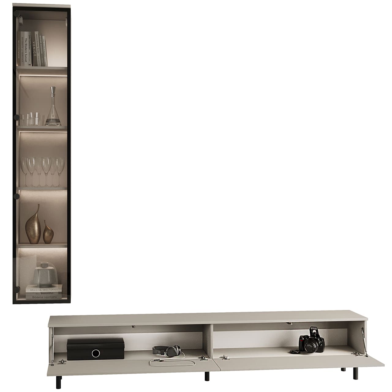 Obývací stěna FIGO 2 kašmír - Obrázek 6