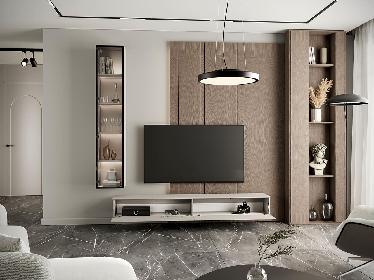 Obývací stěna FIGO 2 kašmír - Obrázek 8