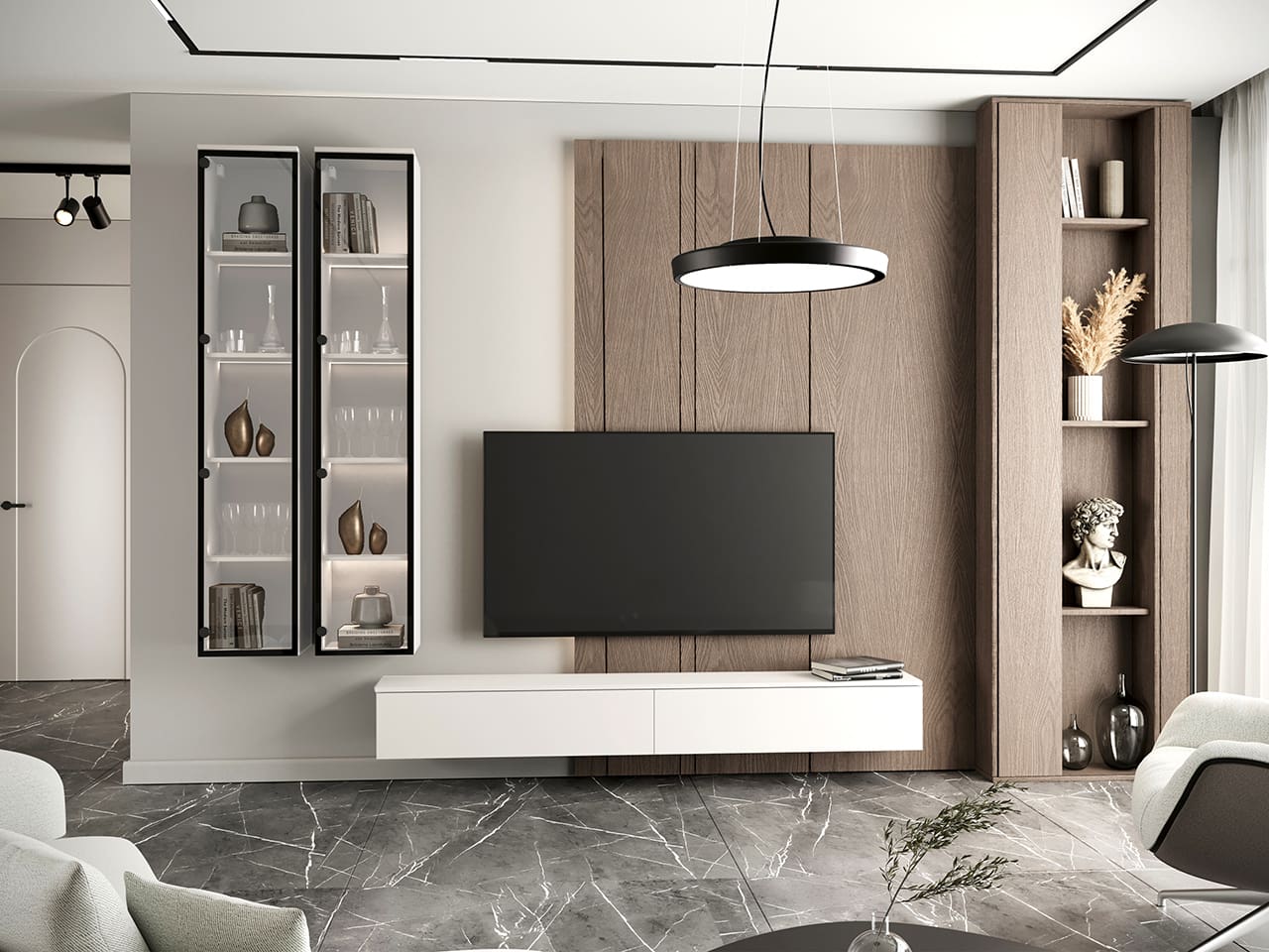 Obývací stěna FIGO 3 Bílá