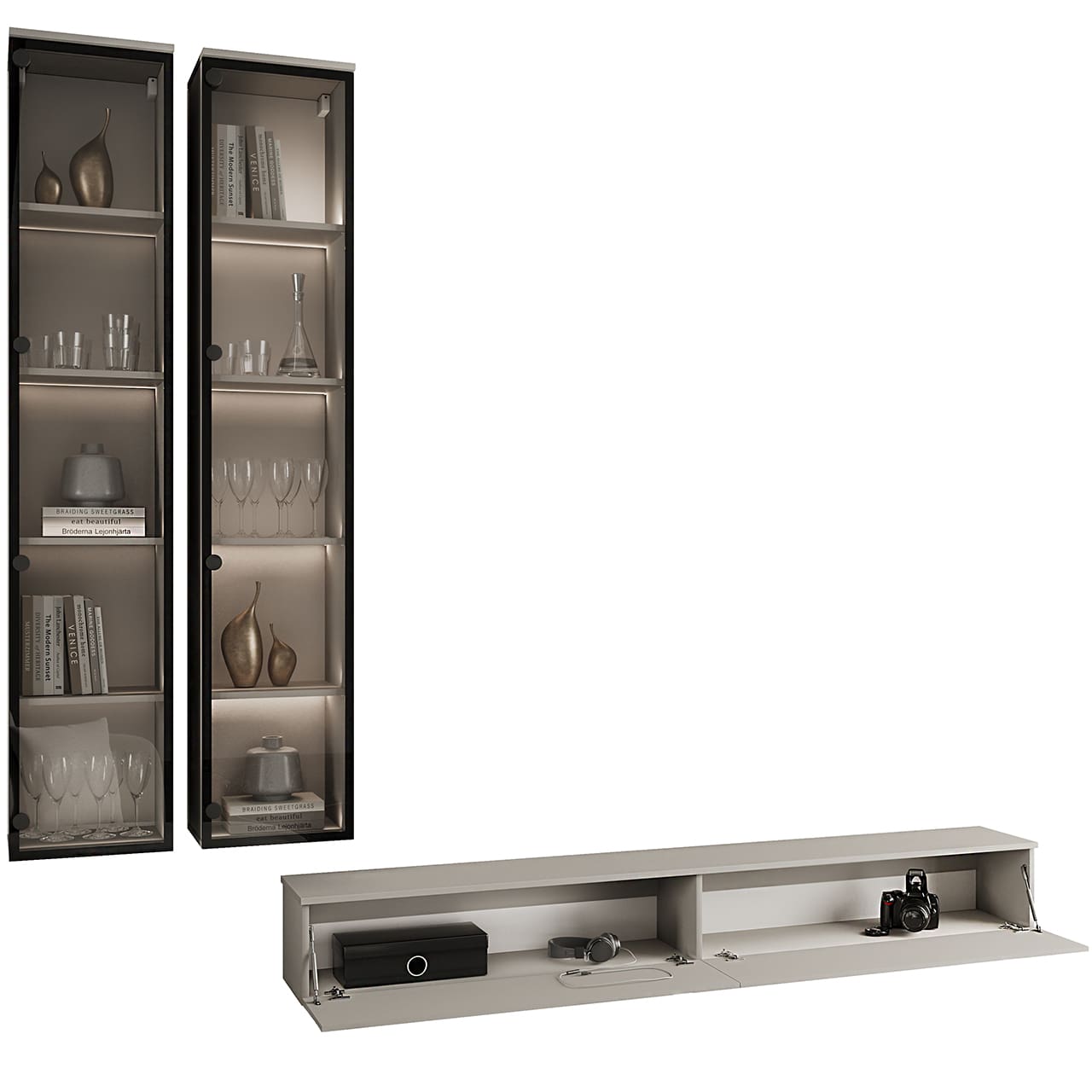 Obývací stěna FIGO 3 kašmír - Obrázek 5