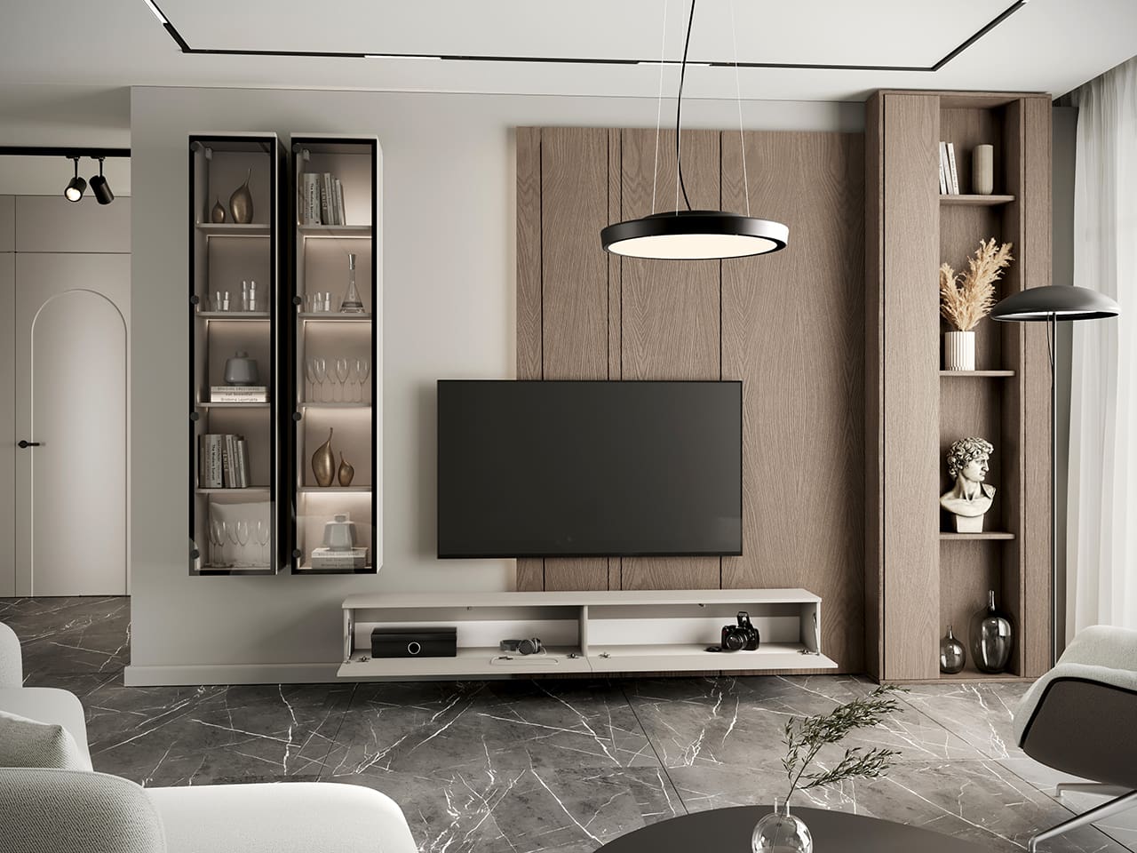 Obývací stěna FIGO 3 kašmír - Obrázek 9