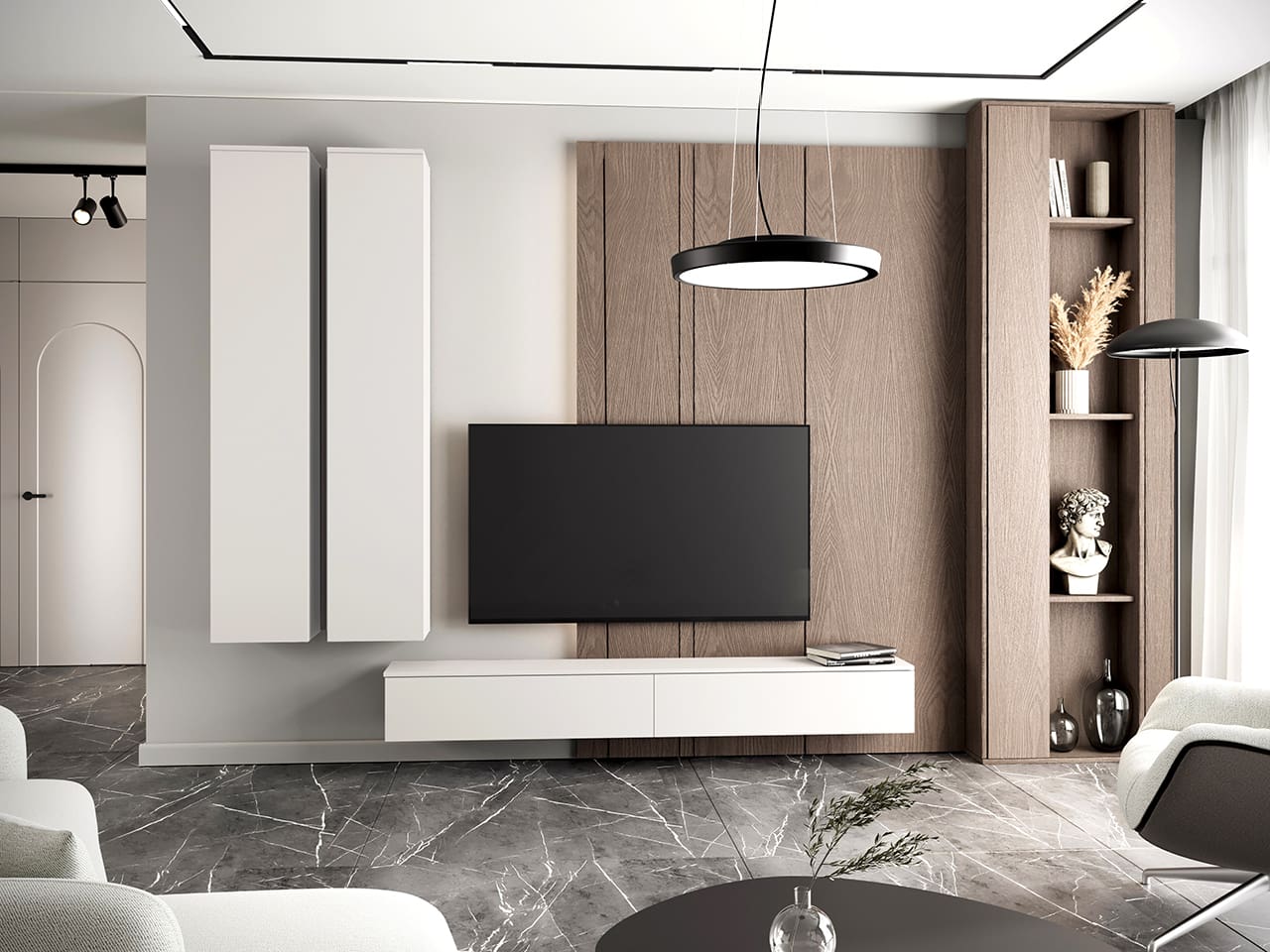 Obývací stěna FIGO 4 Bílá