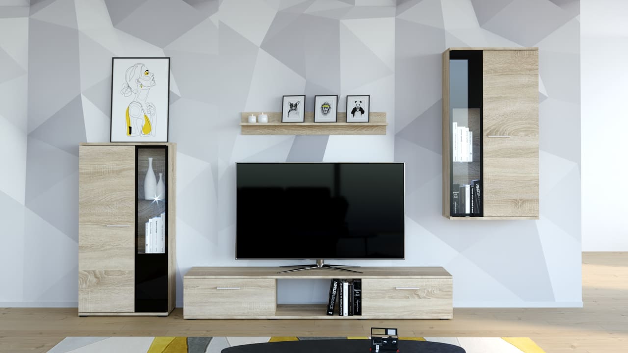 Obývací stěna SALSA sonoma - Obrázek 4