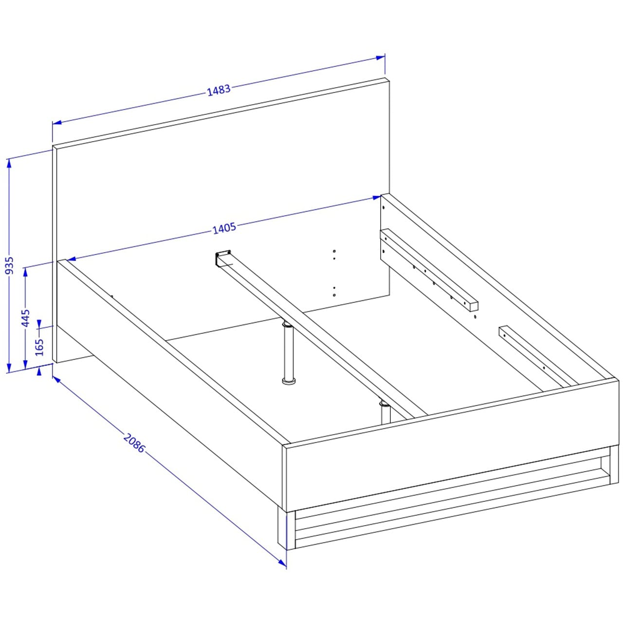 Postel 140x200 HELEN HL50 dub wotan - Obrázek 3