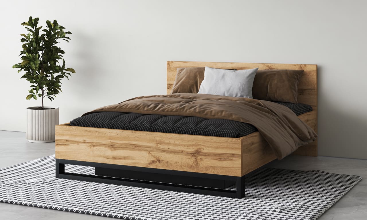 Postel 140x200 HELEN HL50 dub wotan - Obrázek 5