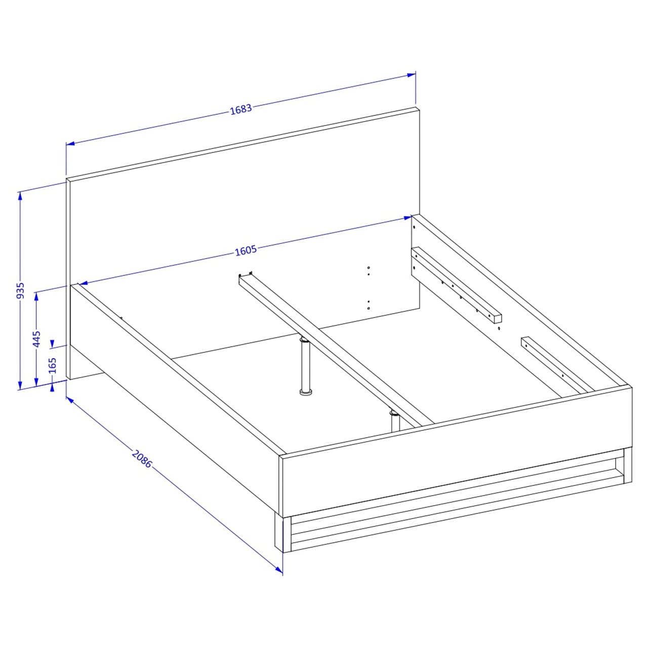Postel 160x200 HELEN HL51 dub wotan - Obrázek 3