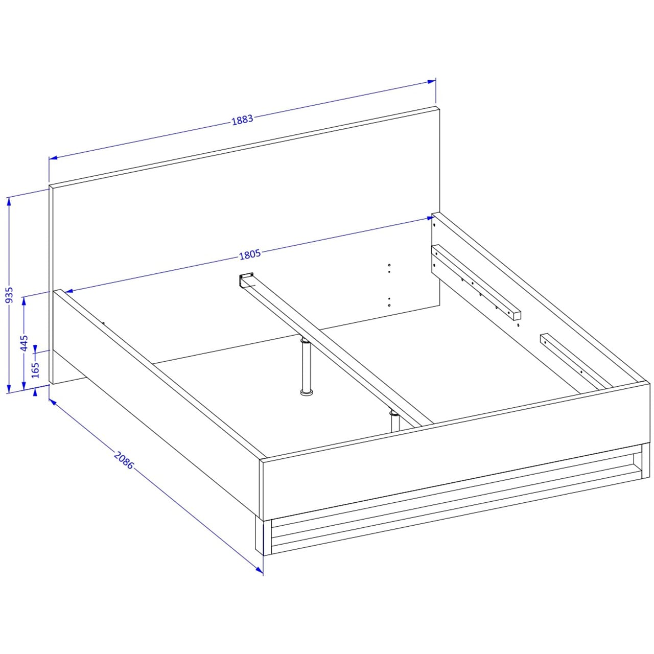 Postel 180x200 HELEN HL52 dub wotan - Obrázek 3