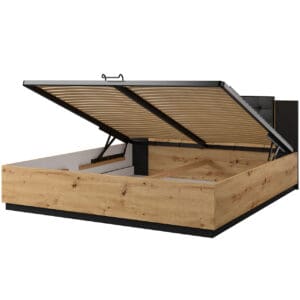 Postel 180x200 SIGMA SG52 dub artisan / černá