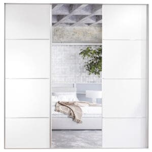 Posuvné dveře ke skříni MERV F4 200 bílé