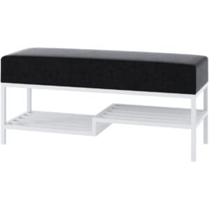 Předsíňová lavice ARAD 100cm bílá / kronos 07