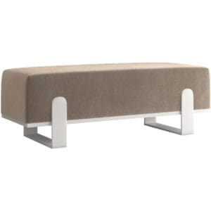 Předsíňová lavice SULA 100cm bílá / paros 03