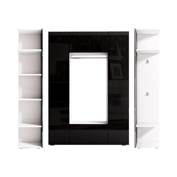 Předsíňová stěna CUBE bílá - Obrázek 6