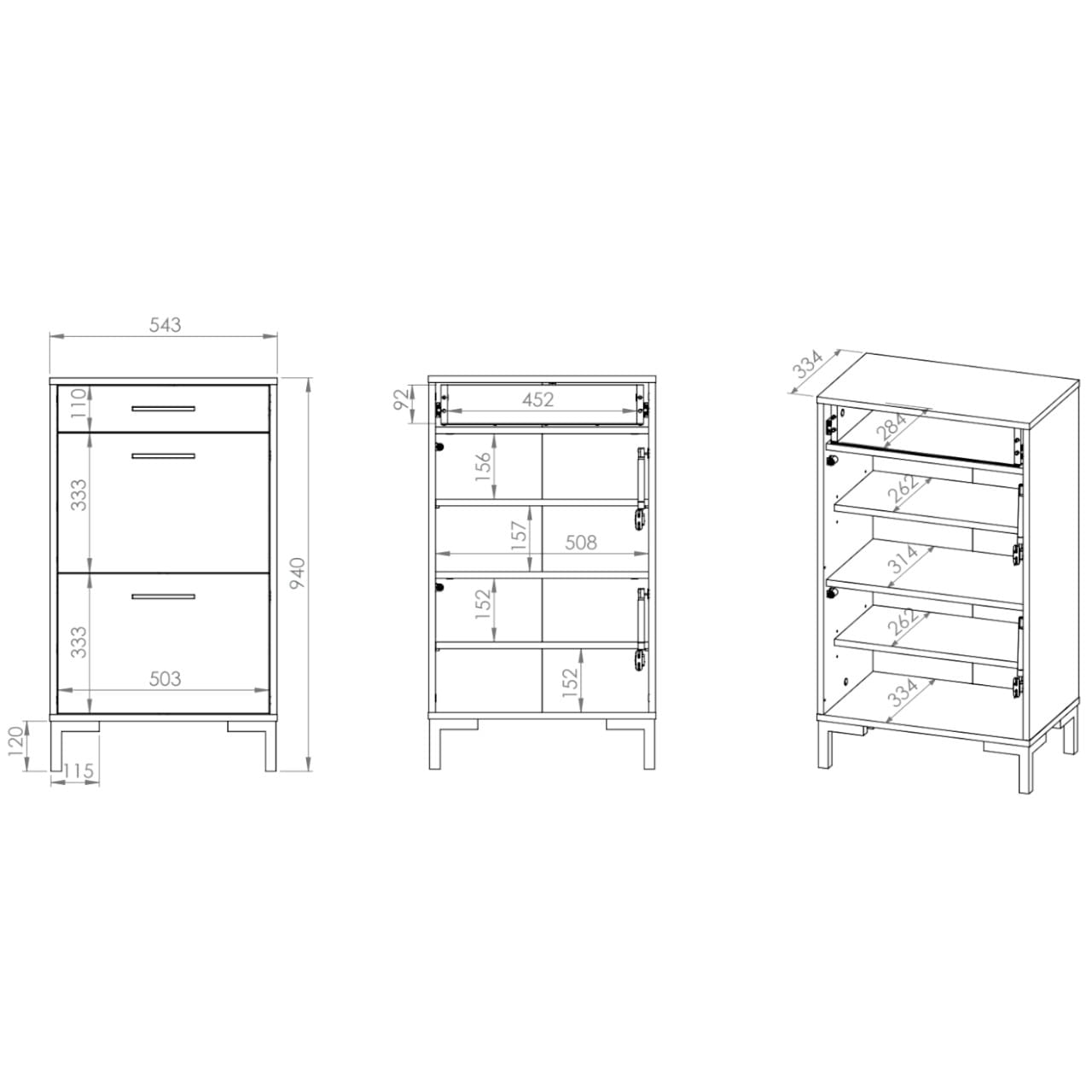 Předsíňová stěna MEVIA 1 dub artisan - Obrázek 5