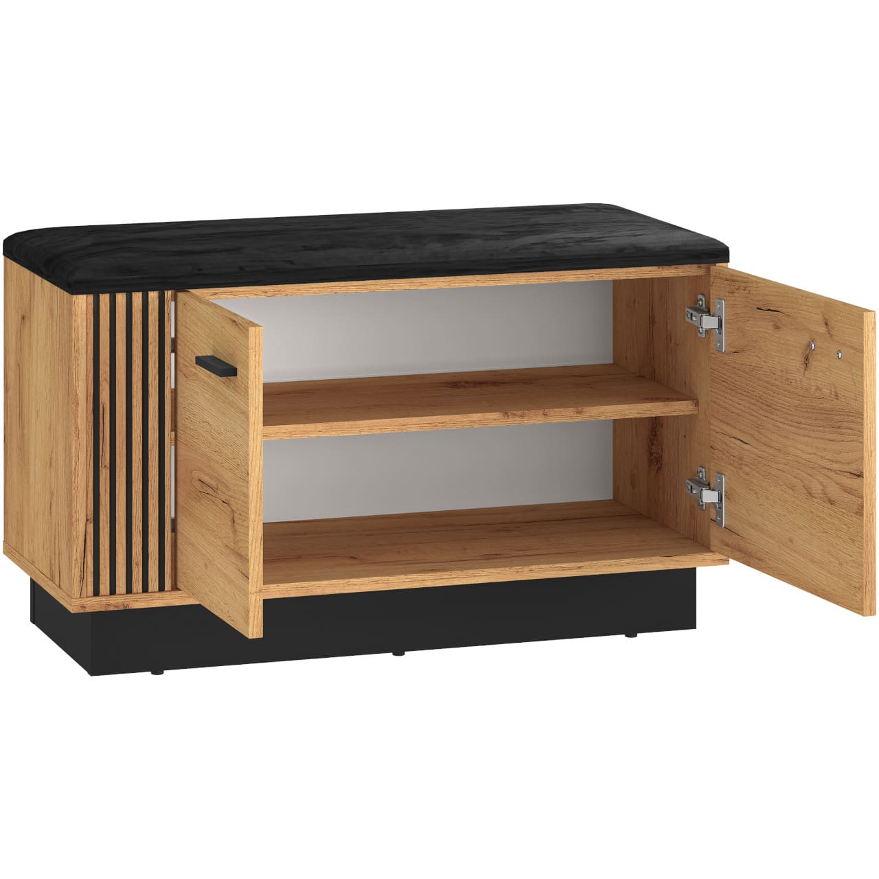 Předsíňová stěna URSA 3 dub craft zlatý + černá - Obrázek 4