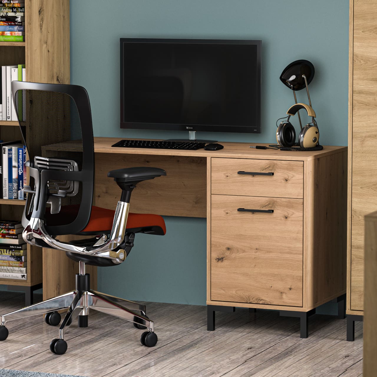 Psací stůl MEVIA 23 dub artisan - Obrázek 4