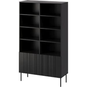 Regál ISOLA 100 černý mat