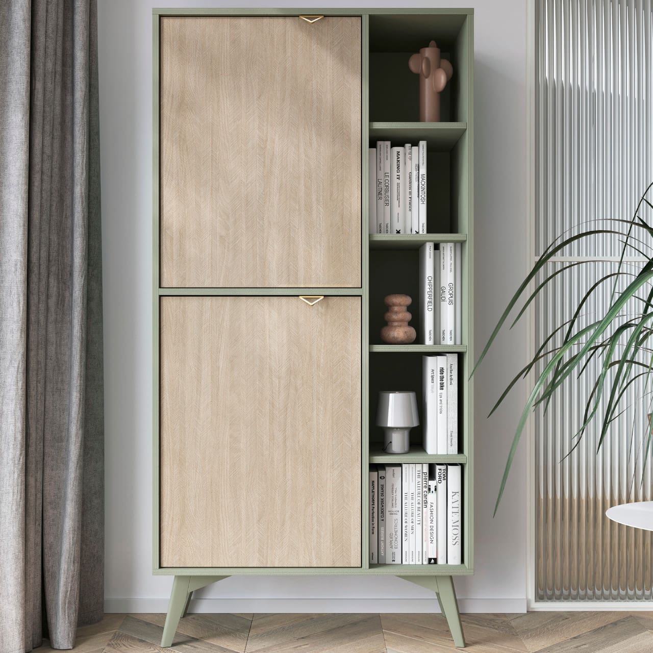 Regál WALD 05 eukalyptus / scandi - Obrázek 6