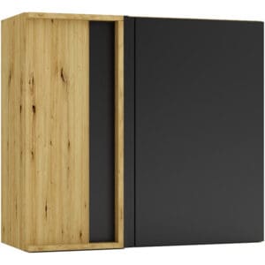 Rohová horní skříňka WNP ELLEN 24 dub artisan / černá