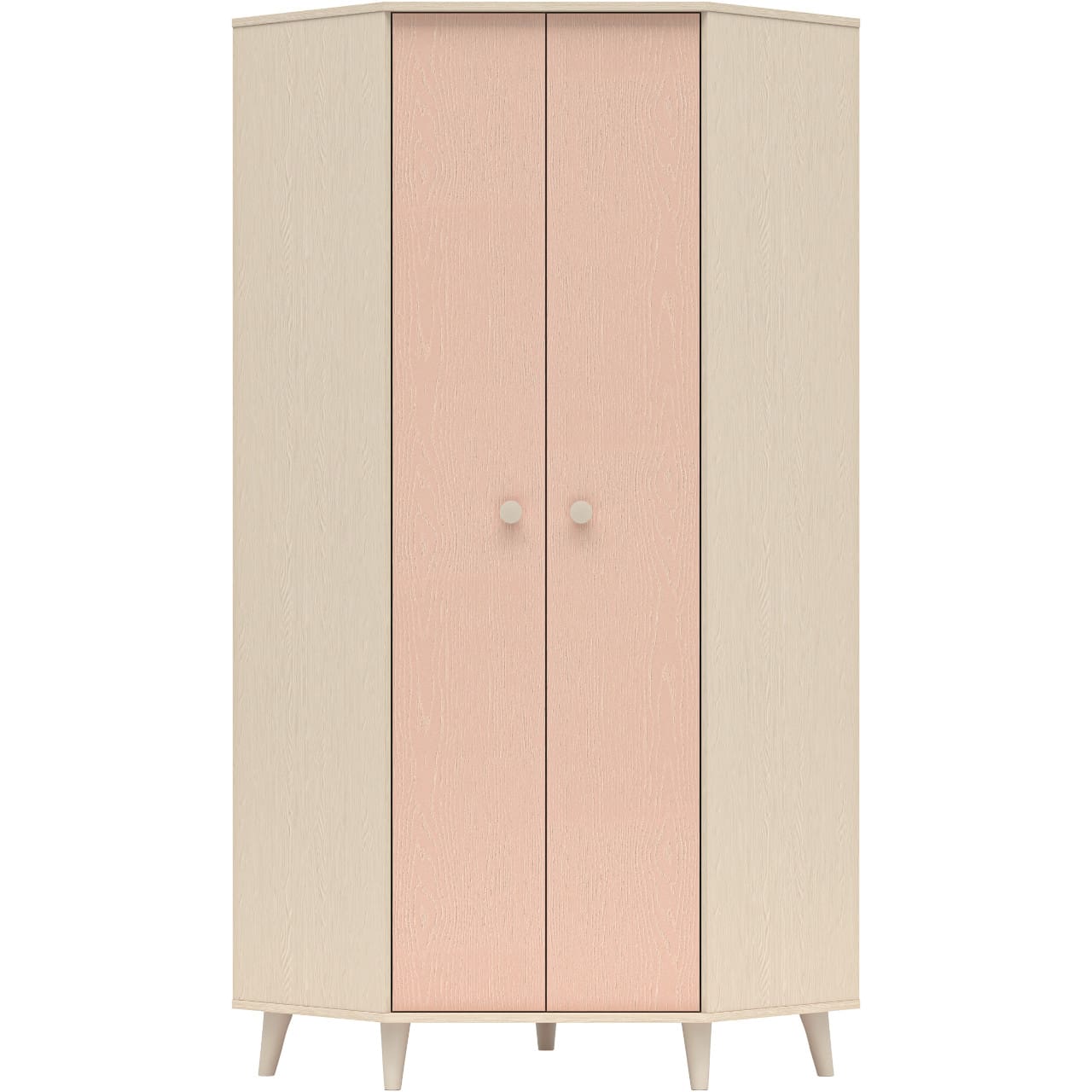 Rohová skříň EVE 01 pouštní písek / millenial pink - Obrázek 2