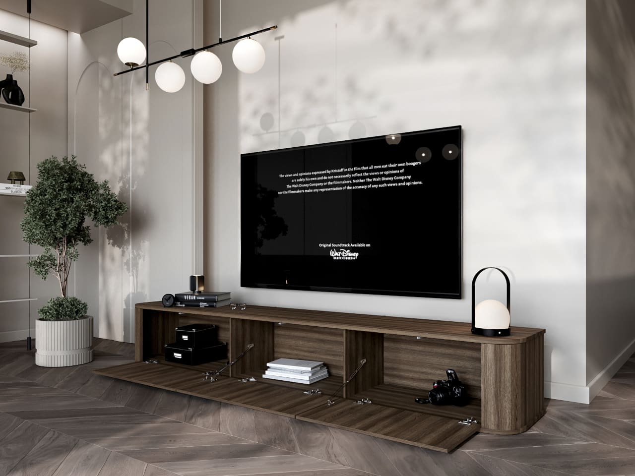 RTV komoda AZELIO 215 dub barock - Obrázek 5