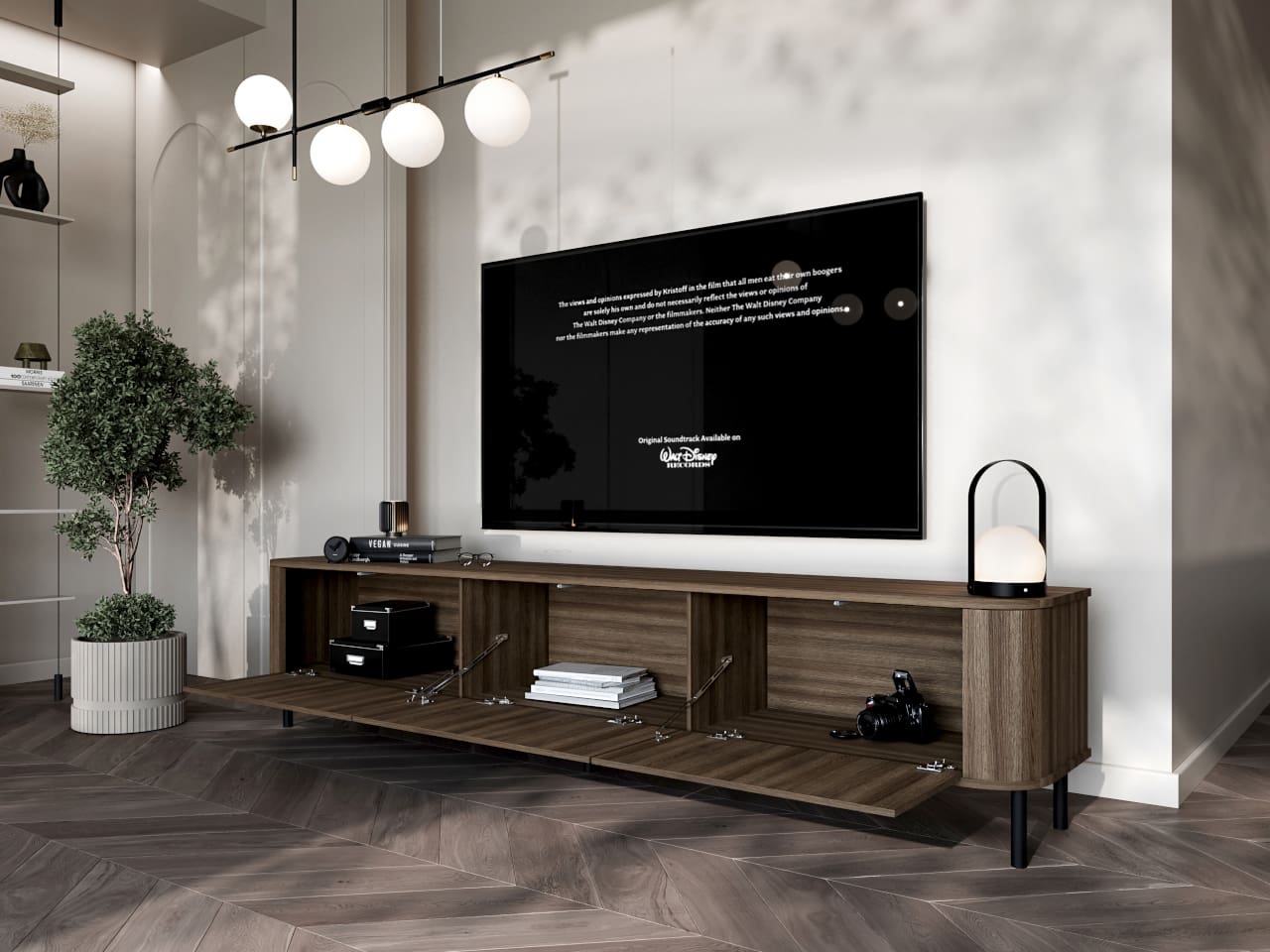 RTV komoda AZELIO 215N dub barock - Obrázek 5