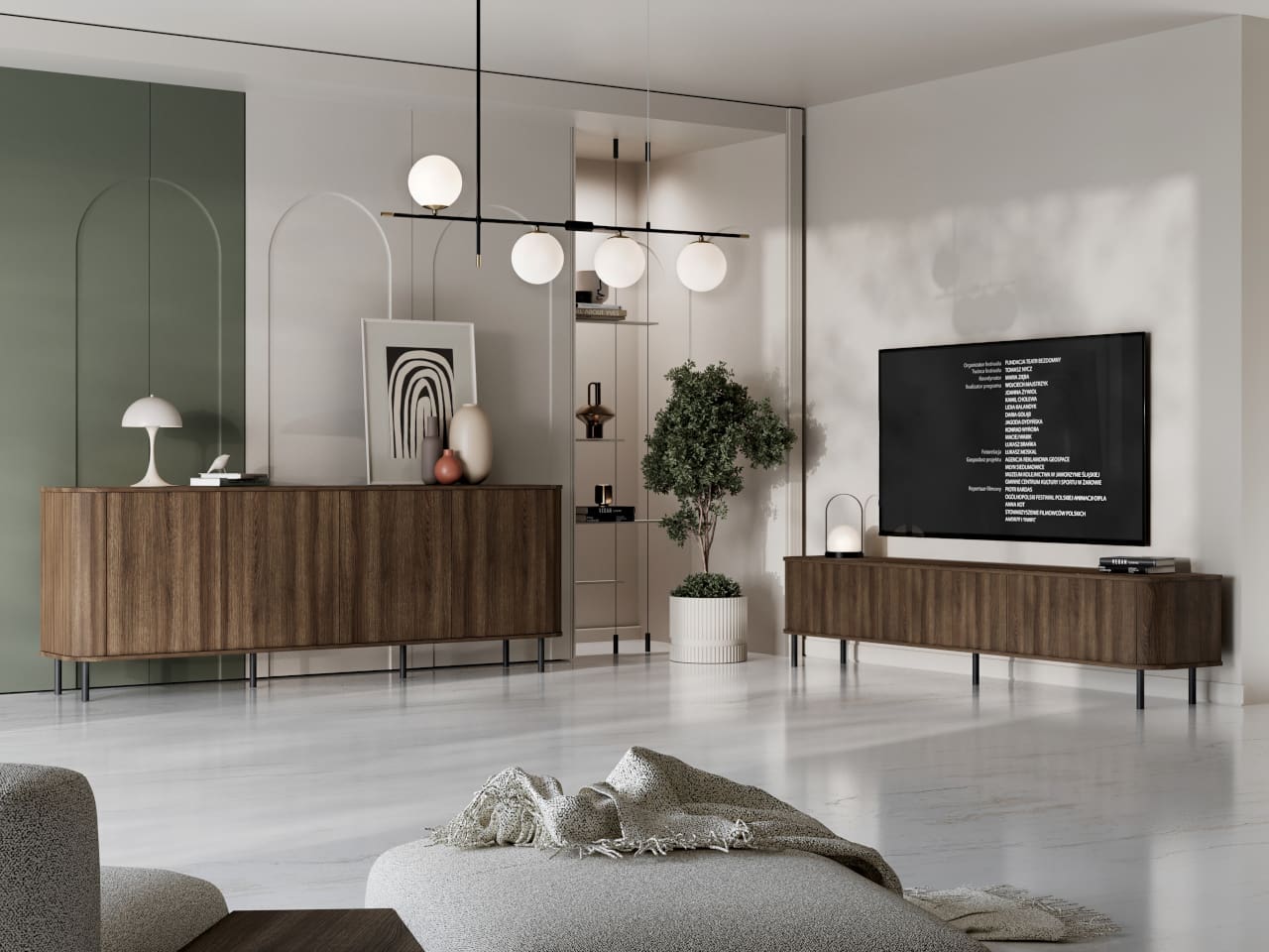 RTV komoda AZELIO 215N dub barock - Obrázek 6