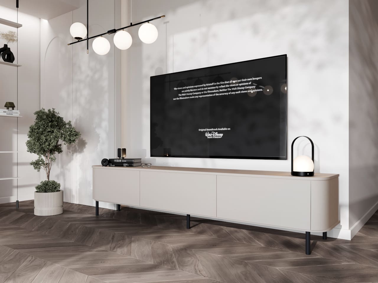 RTV komoda AZELIO 215N kašmír - Obrázek 4