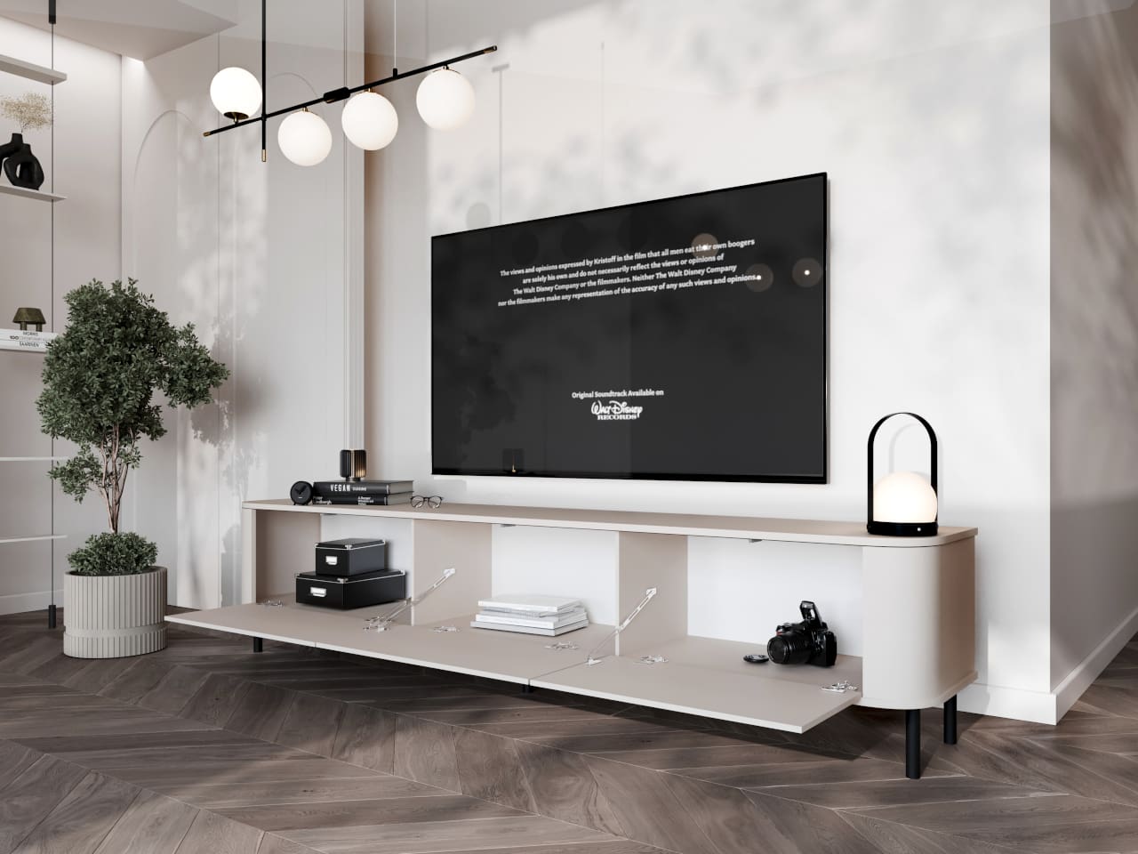 RTV komoda AZELIO 215N kašmír - Obrázek 5