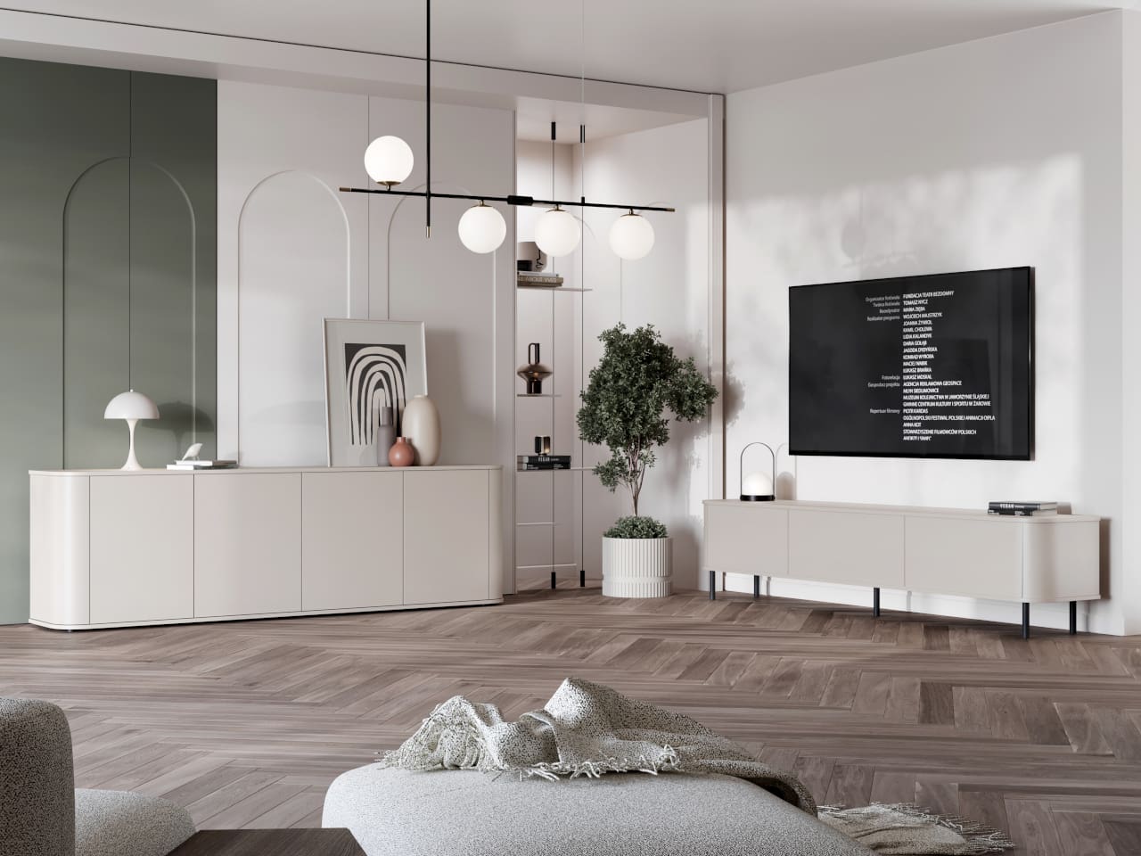 RTV komoda AZELIO 215N kašmír - Obrázek 6