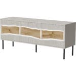 RTV komoda CONTE 150 3D kašmír / dub wotan