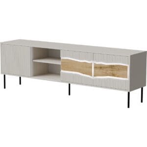 RTV komoda CONTE 190 3D1W kašmír / dub wotan