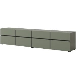 RTV komoda CROSI 40 zelená / černá