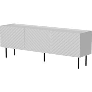 RTV komoda TESSI 165 3D bílá