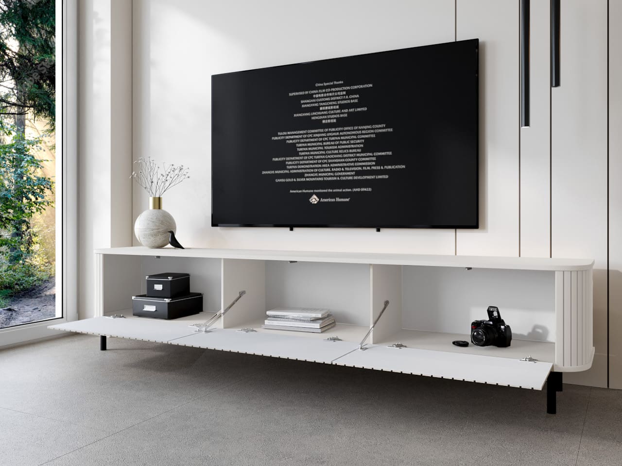 RTV komoda ZYLIO 215N bílá - Obrázek 5