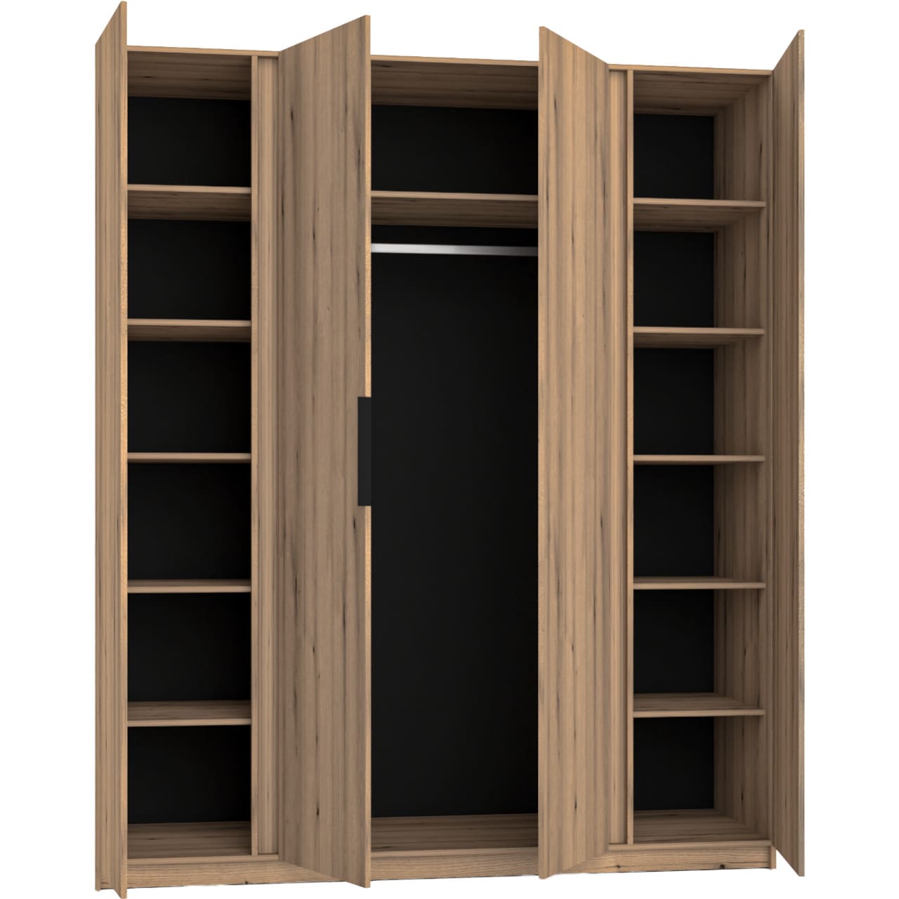 Skříň 200cm se zrcadlem KAYA 08 dub evoke - Obrázek 2