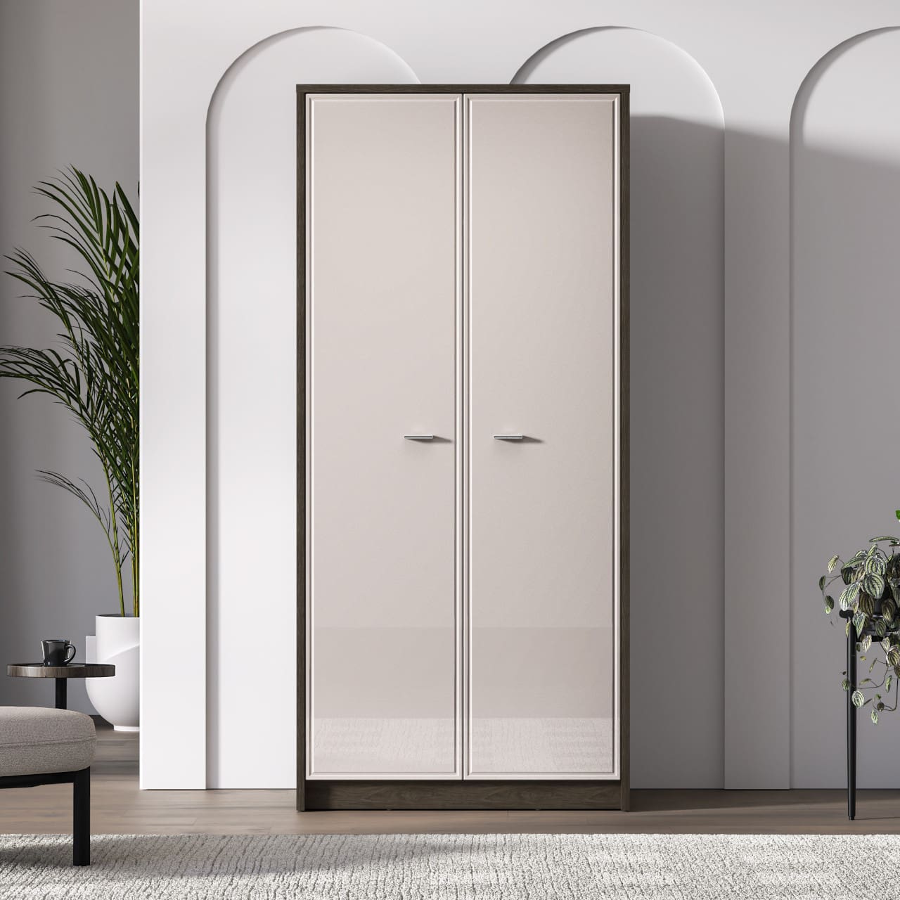 Skříň AVANTI 01 dub windmill tmavý / kašmír - Obrázek 5