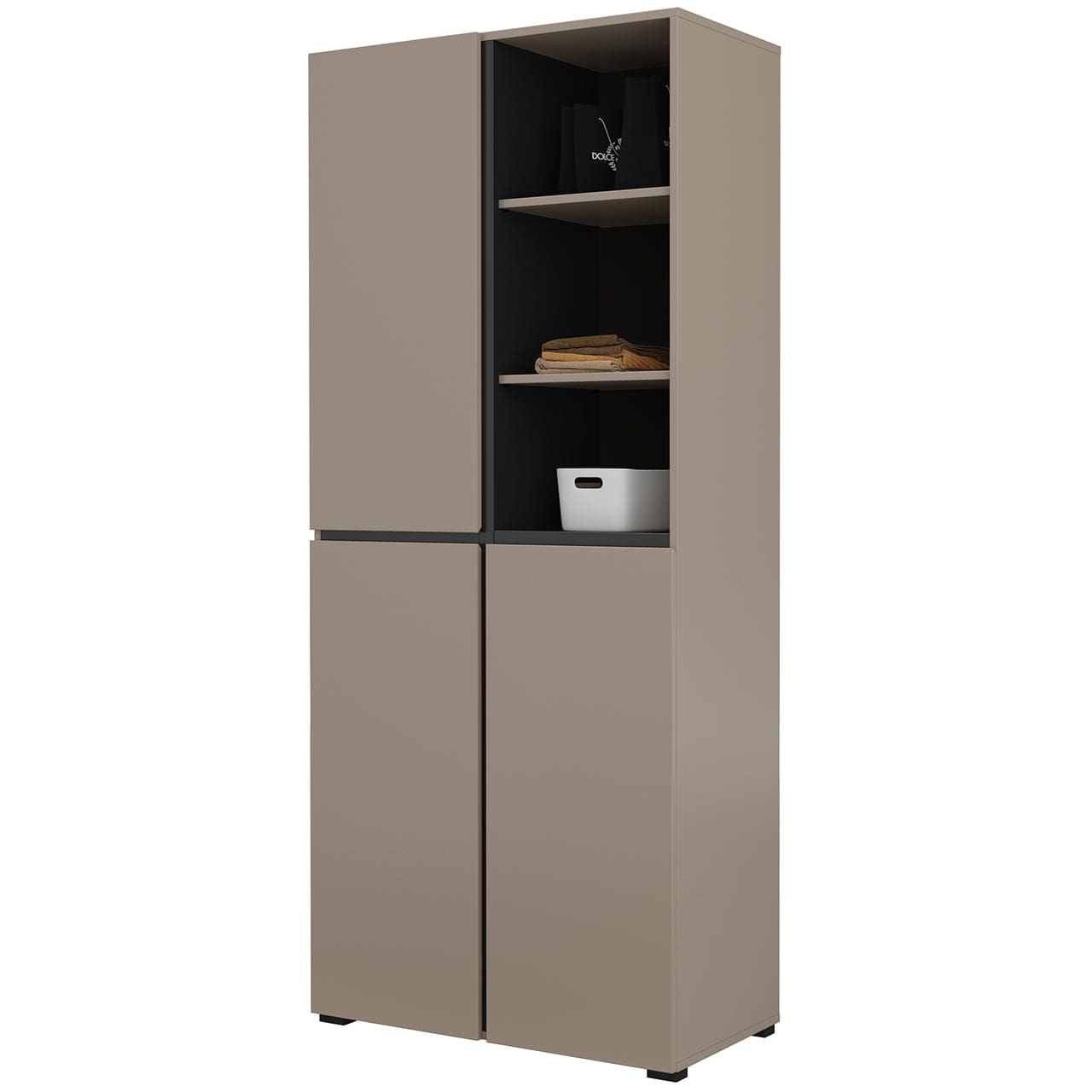 Skříň CROSI 88 congo / černá - Obrázek 2