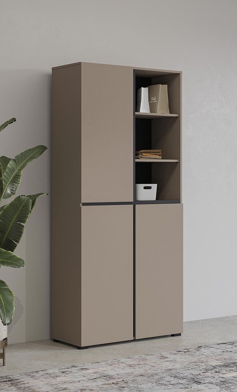 Skříň CROSI 88 congo / černá - Obrázek 6