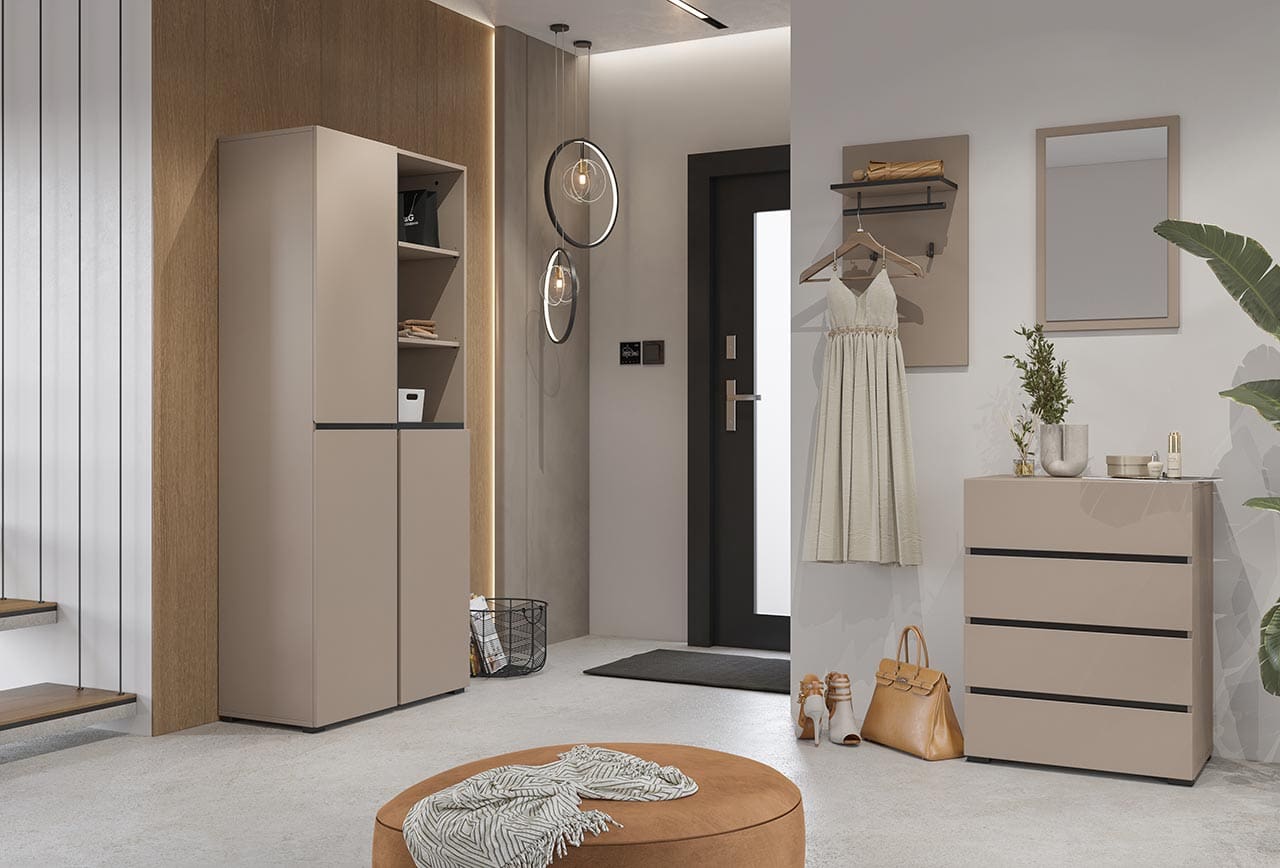 Skříň CROSI 88 congo / černá - Obrázek 7