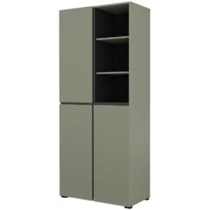 Skříň CROSI 88 zelená / černá