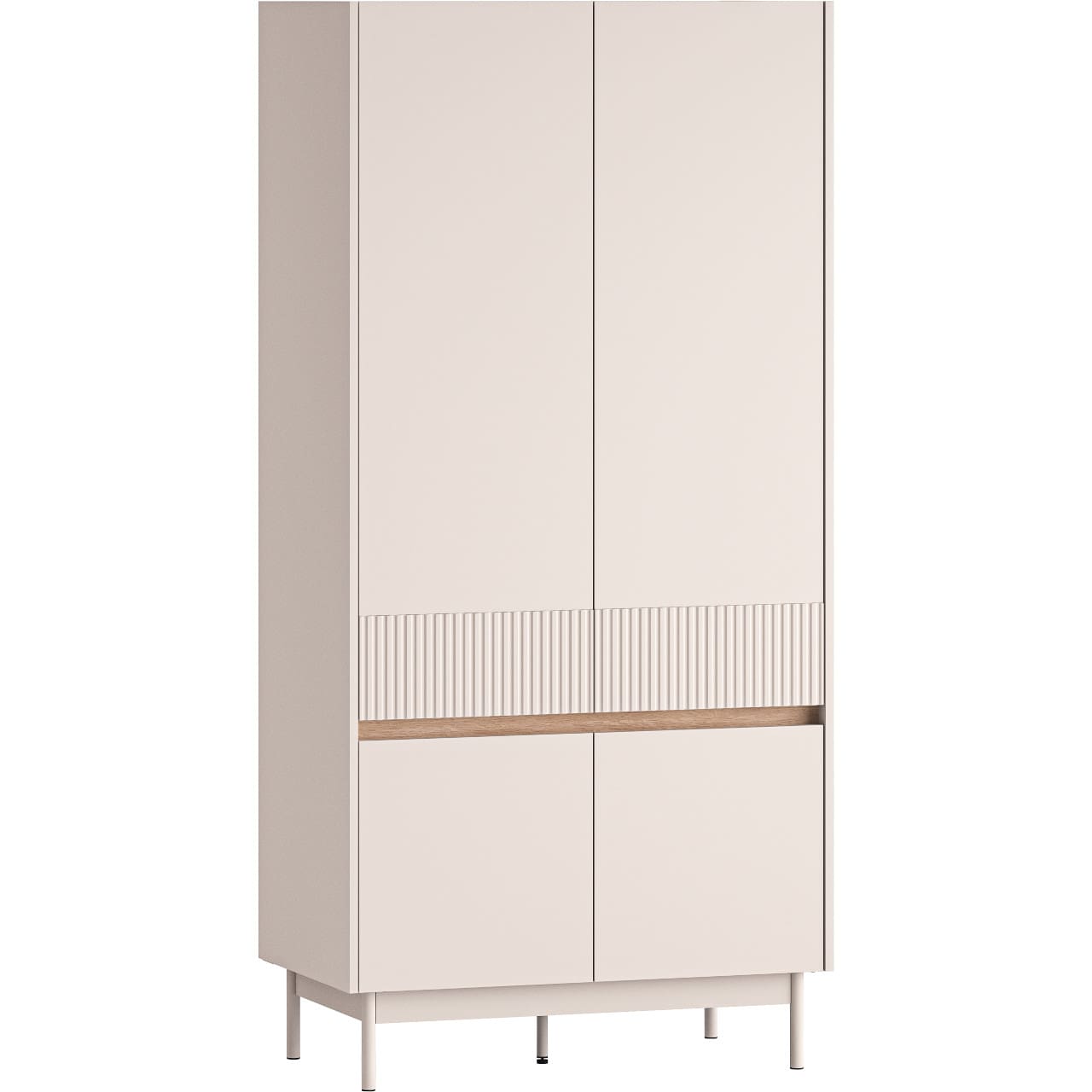 Skříň ERMITE 01 kašmír / dub cremona